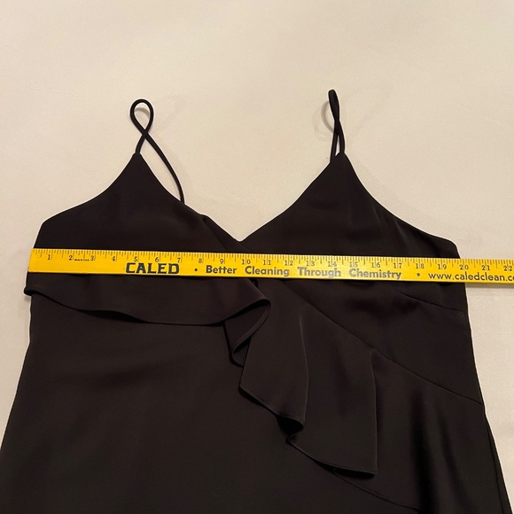 Elliatt Slip Little Black Dress with Ruffle Black Sz XL - Picture 10 of 11